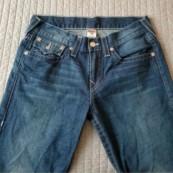 Lot of 3 True Religion Straight Legged Jeans - Picture 10 of 11